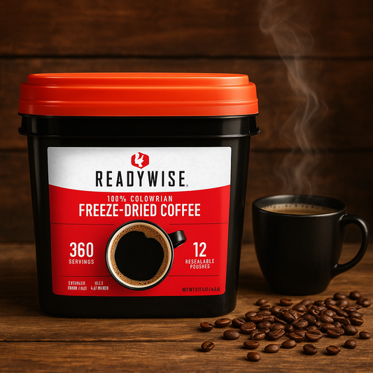 Freedom Brew: 360-Serving Colombian Coffee Bucket – Caffeinate the Collapse