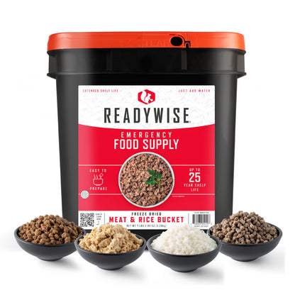 Meat & Rice Ration Bucket – 88 Servings of Pure Survival Fuel