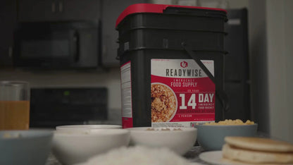 14-Day Survival Ration Bucket – Two Weeks of Tactical Fuel